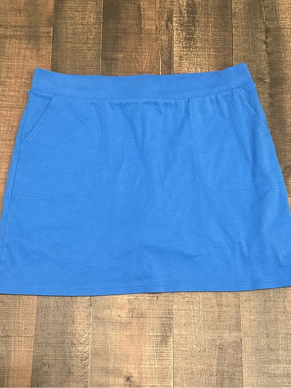 croft & barrow Bright Blue Mini Skort with pockets